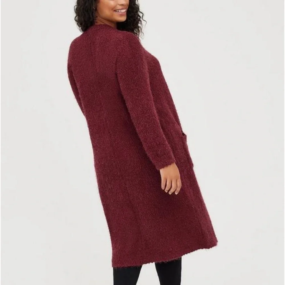 Torrid Popcorn Duster Open Front Sweater
